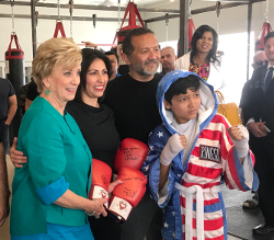 Administrator McMahon at Heartbeat Boxing