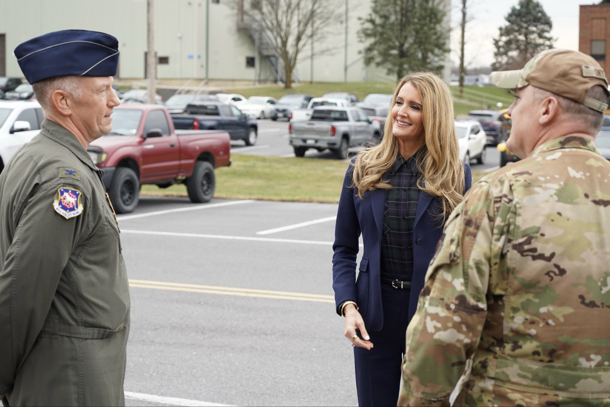 Administrator Loeffler meeting with military personnel