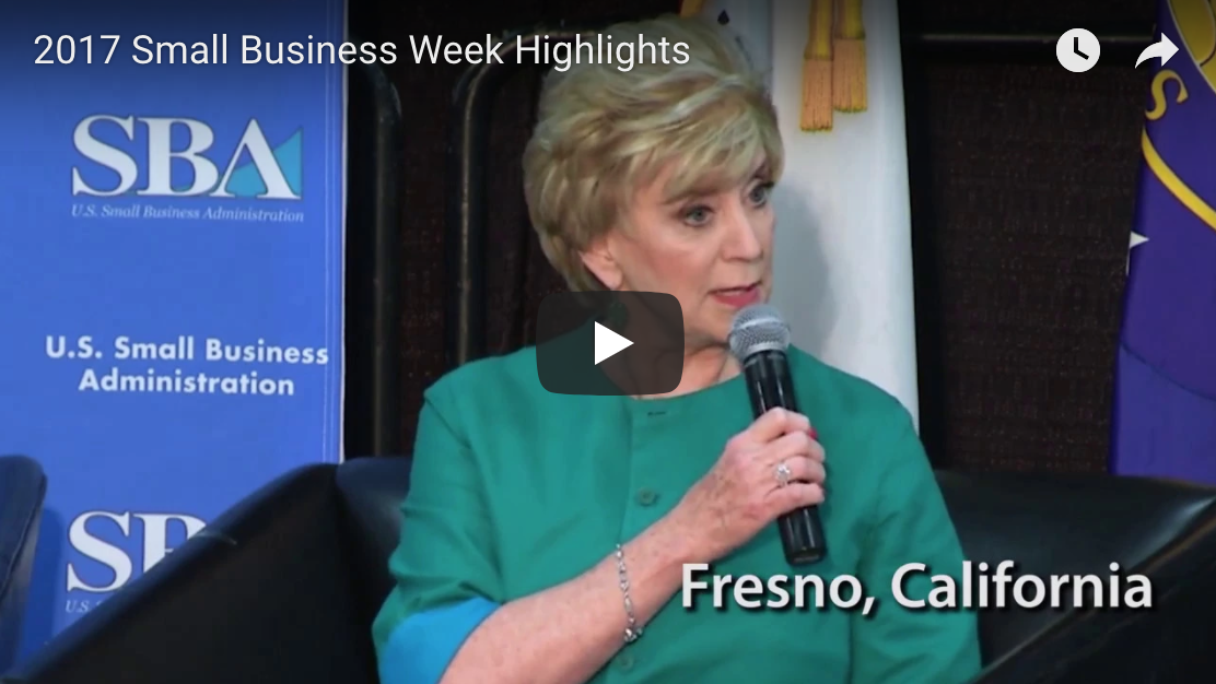Highlights of 2017 National Small Business Week.